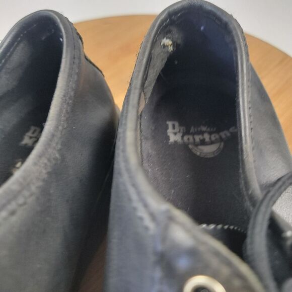 Doc Dr Martens Black Leather Shoes Mens Shoe Size 12 Farrell Lace Up - Picture 10 of 13